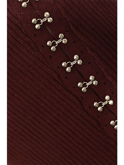 Abito midi glam rock in maglia a costine Patrizia Pepe | 2A2960 K291M536